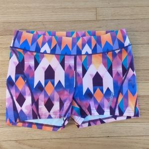 Reebok Printed Spandex Exercise Shorts